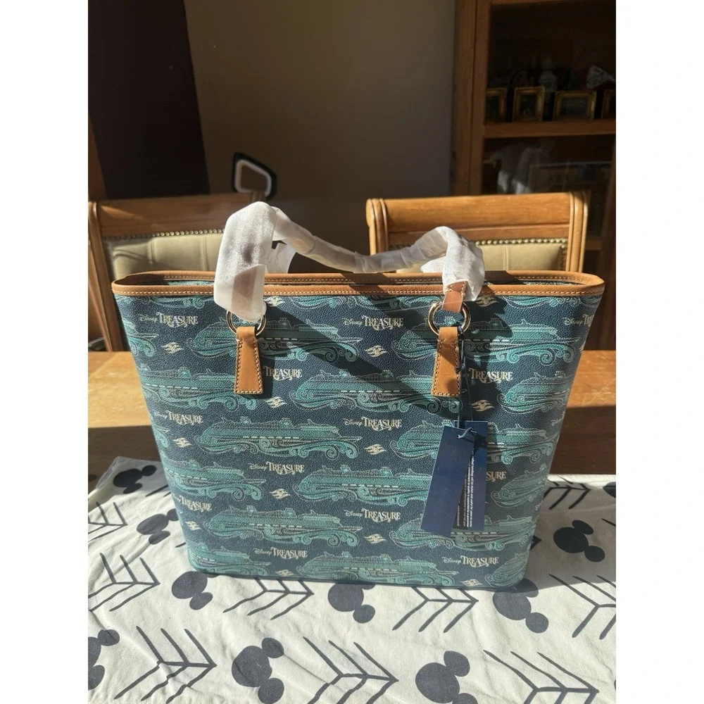 Disney Cruise Line Treasure Inaugural Tote Bag Dooney & Bourke Purse New DCL